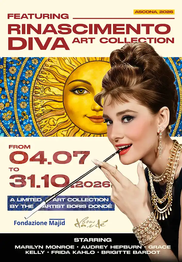 Locandina esposizione Rinascimento / Diva Art Collection di Boris Dondé